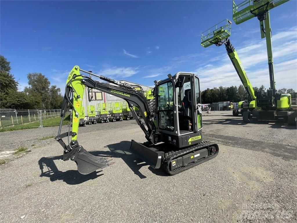 Zoomlion ZE26GU Mini rýpadla < 7t