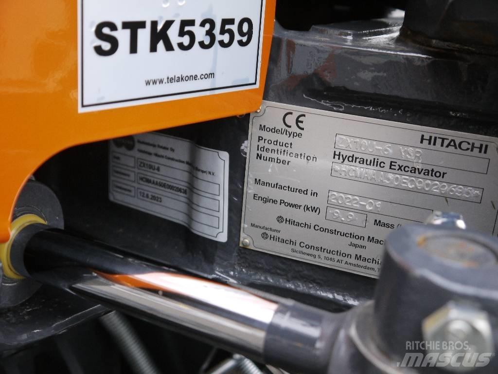 Hitachi ZX 10 U-6 Mini rýpadla < 7t