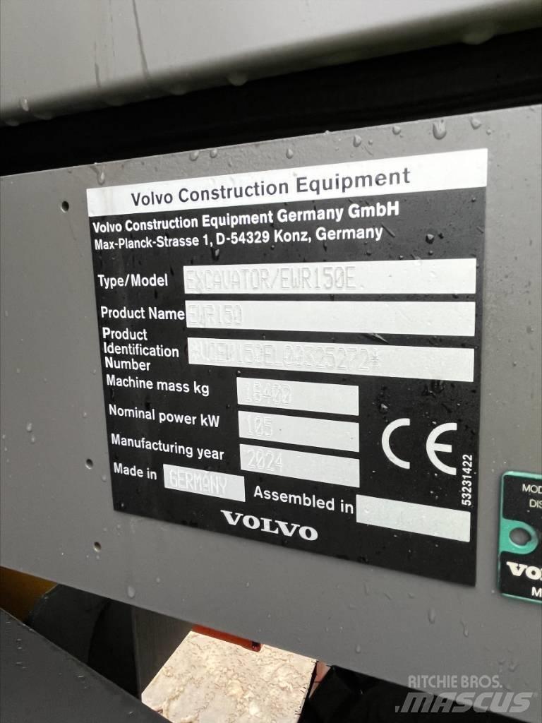 Volvo EWR 150 E Kolová rýpadla
