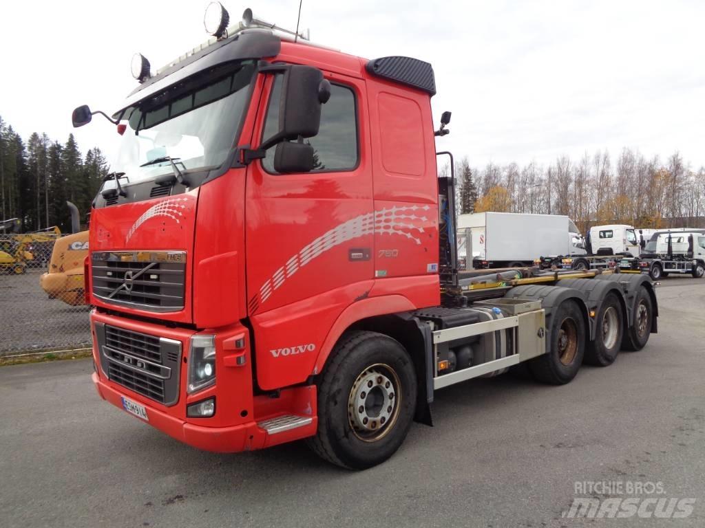 Volvo FH 750 8x4 Hákový nosič kontejnerů