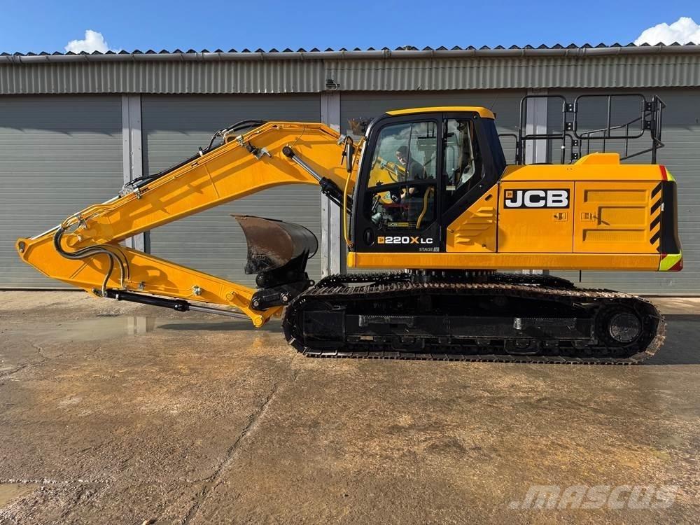 JCB 220X Pásová rýpadla