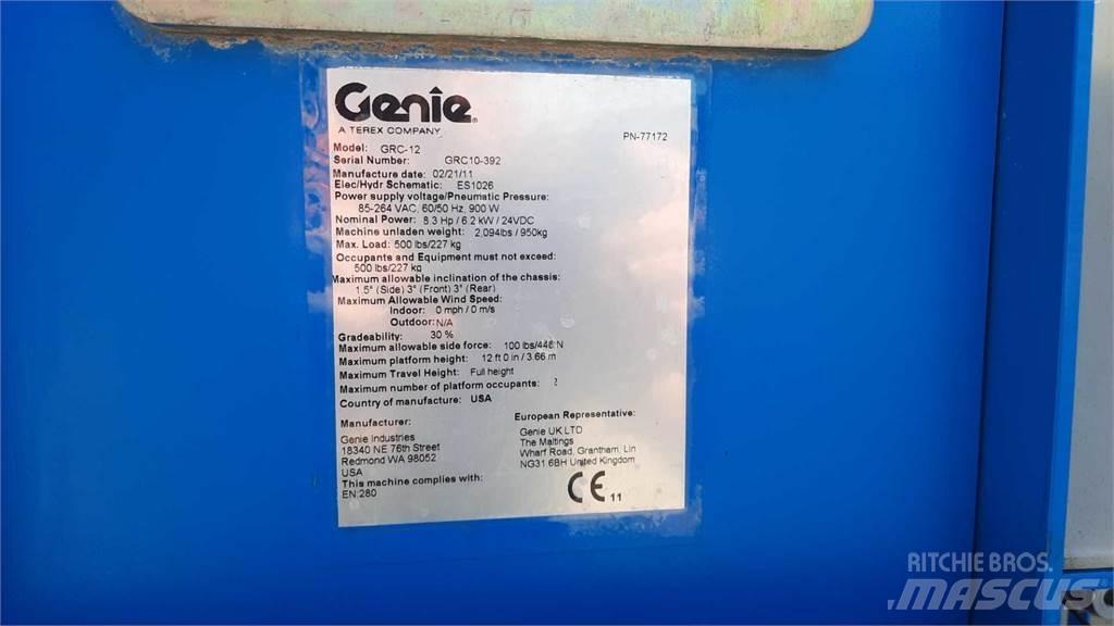 Genie GR12 Další zvedače a plošiny