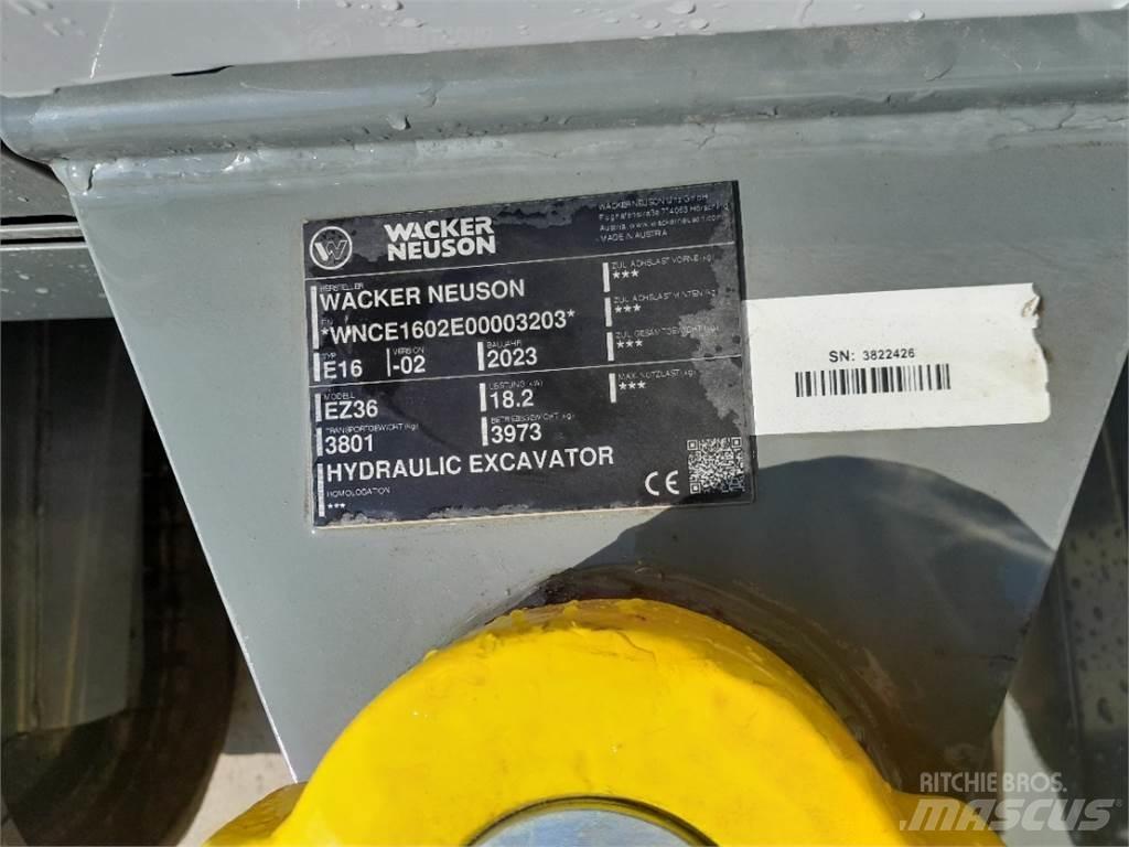 Wacker Neuson EZ36 Mini rýpadla < 7t