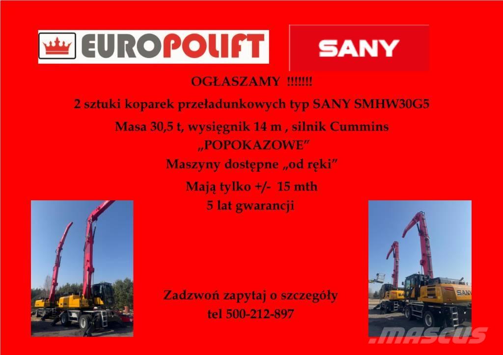 Sany SMHW 30 G5 Stroje pro manipulaci s odpadem
