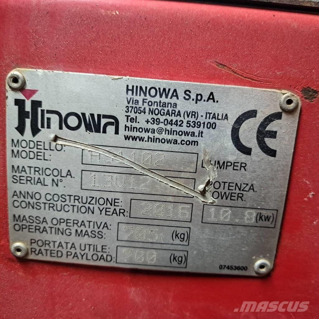Hinowa HS1102 Pásové dempry