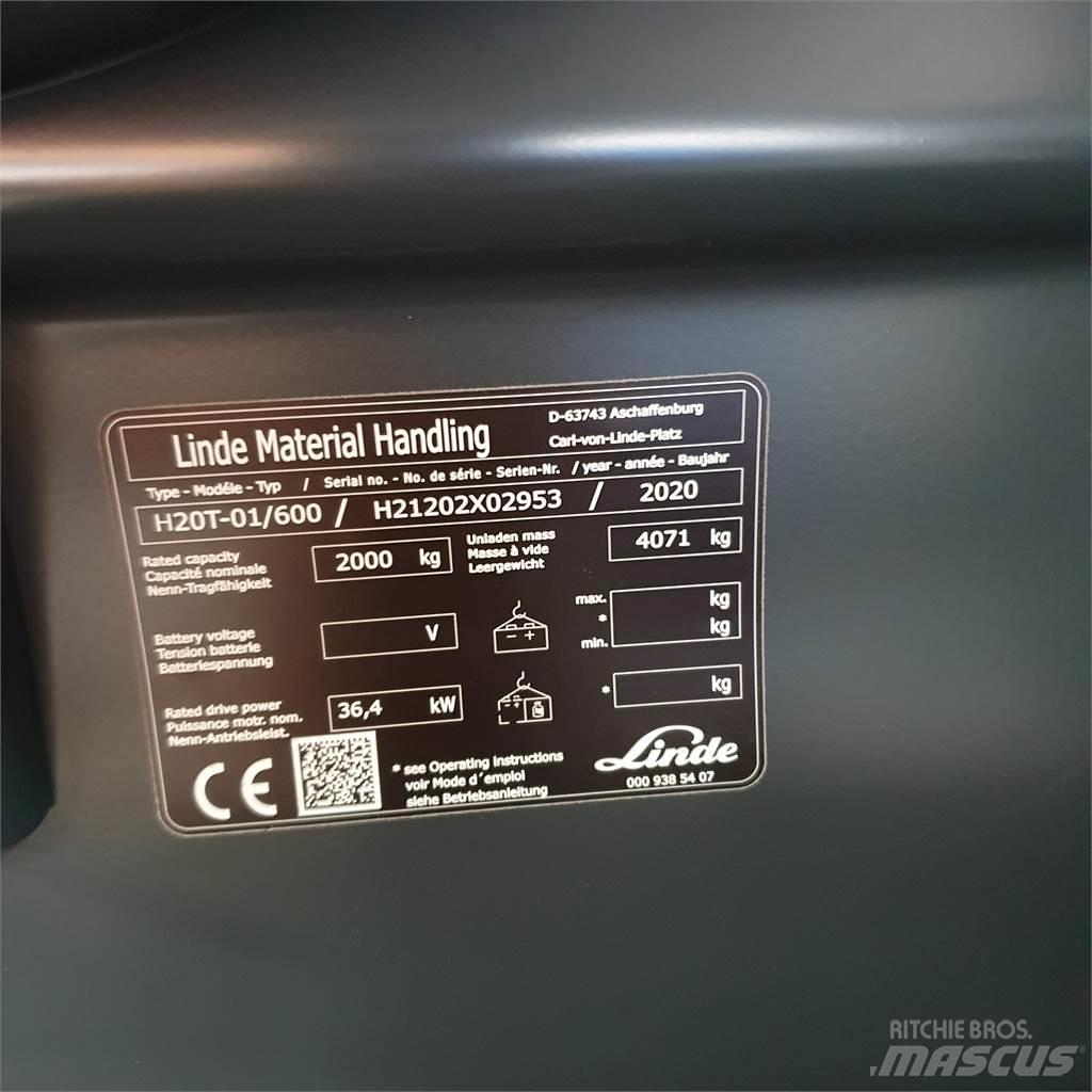 Linde H20T/600 LPG vozíky