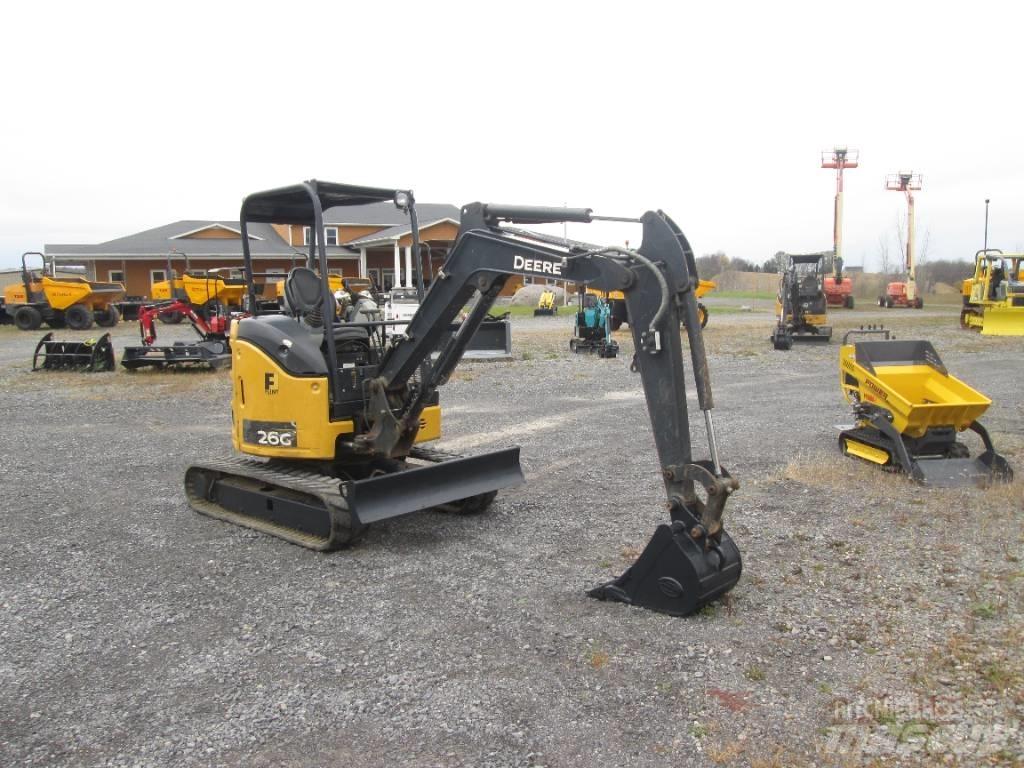 John Deere 26G Mini rýpadla < 7t