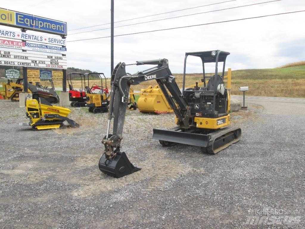 John Deere 26G Mini rýpadla < 7t