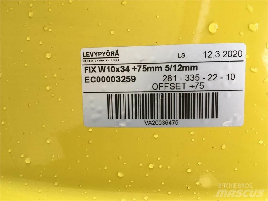 John Deere 10x34 Pneumatiky, kola a ráfky