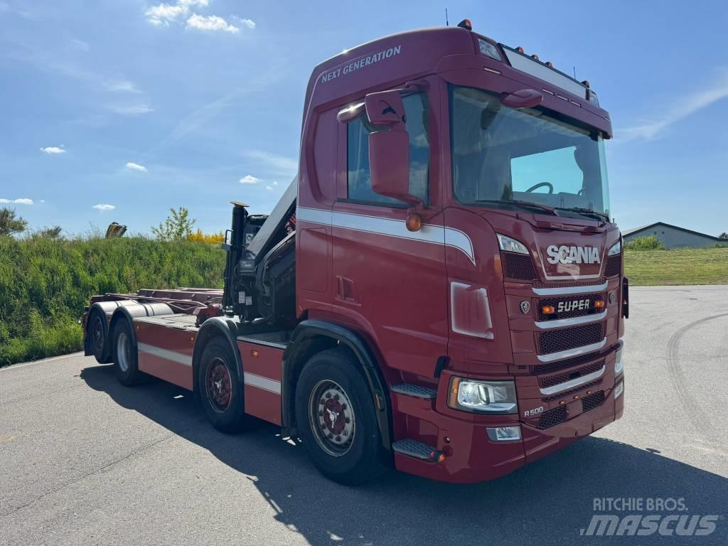 Scania R 500 CB Autojeřáby, hydraulické ruky