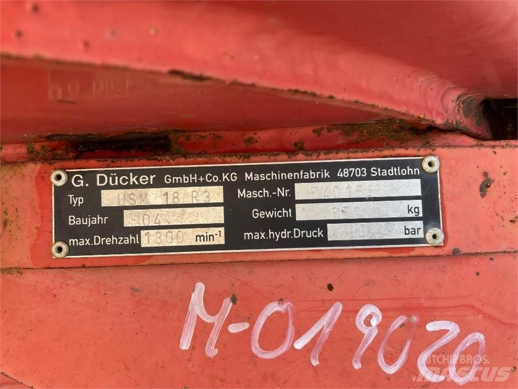 Dücker USM 18 R3 Stroje na sklizeň pícnin-příslušenství