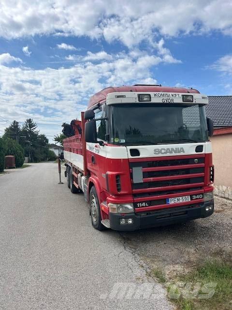 Scania R 114 Autojeřáby, hydraulické ruky