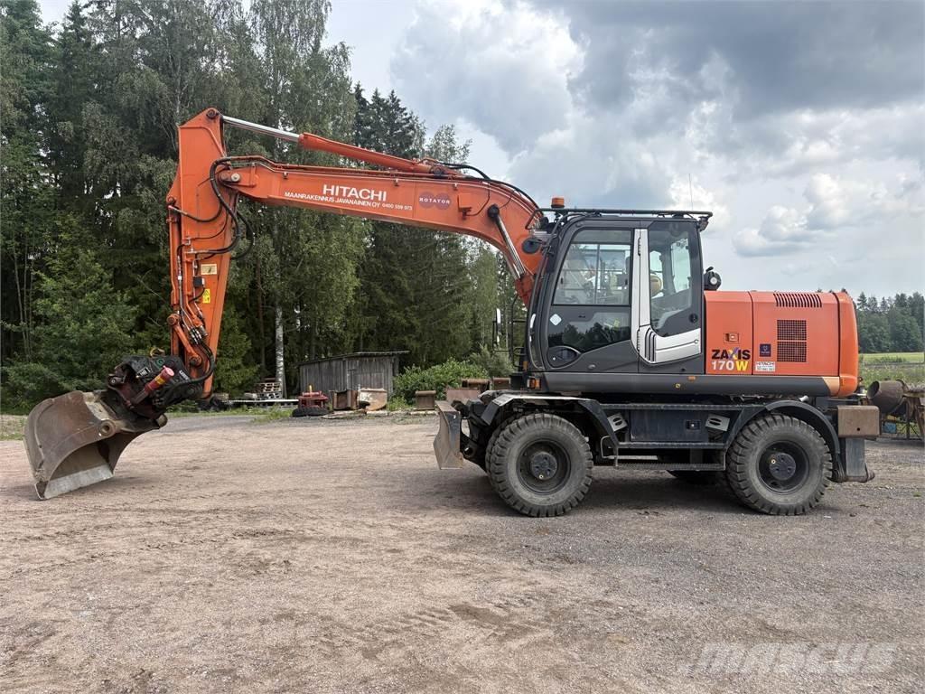 Hitachi ZX170W-3 Kolová rýpadla