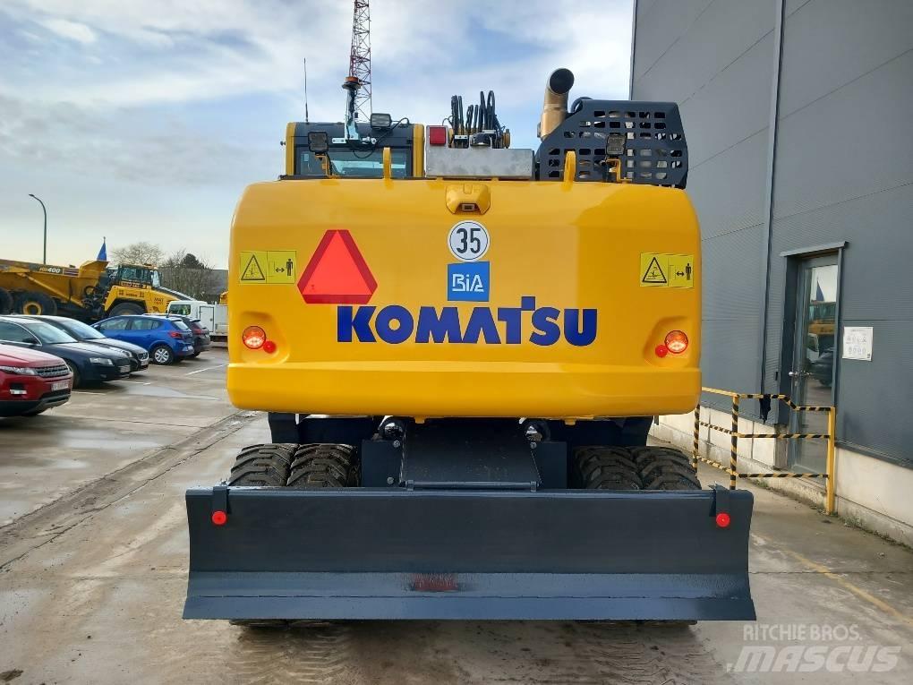Komatsu PW160-11E0 Kolová rýpadla