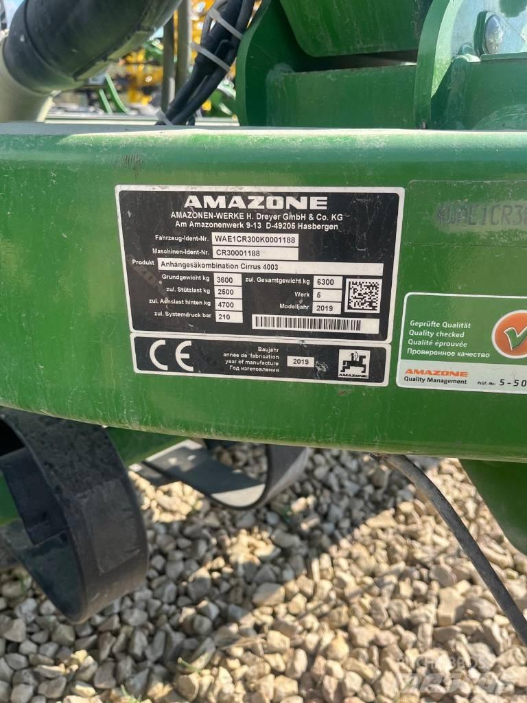 Amazone Cirrus 4003 Mechanické secí stroje