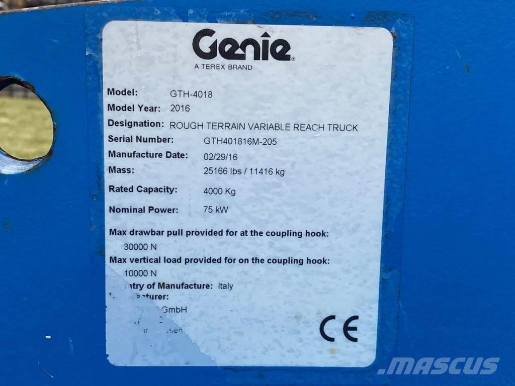 Genie GTH- 4018 Teleskopické manipulátory