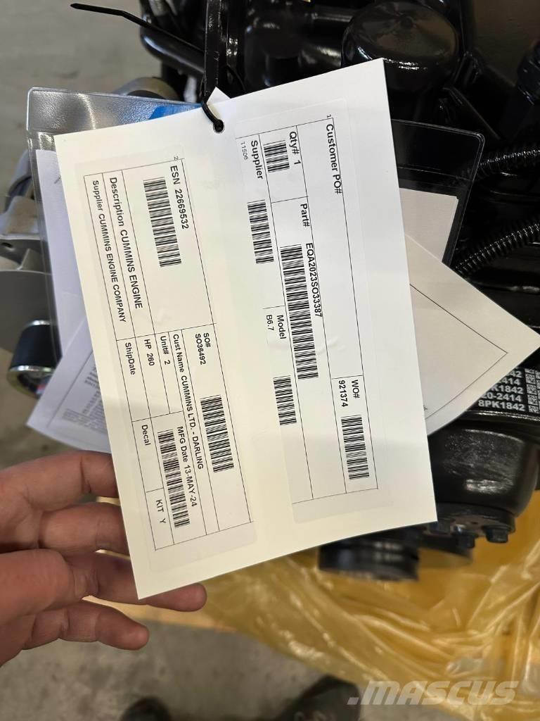 Cummins B6.7 FR95884 Další