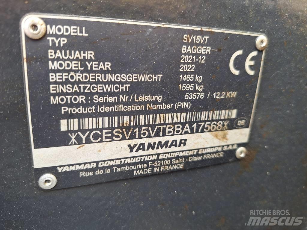 Yanmar SV 15 Mini rýpadla < 7t