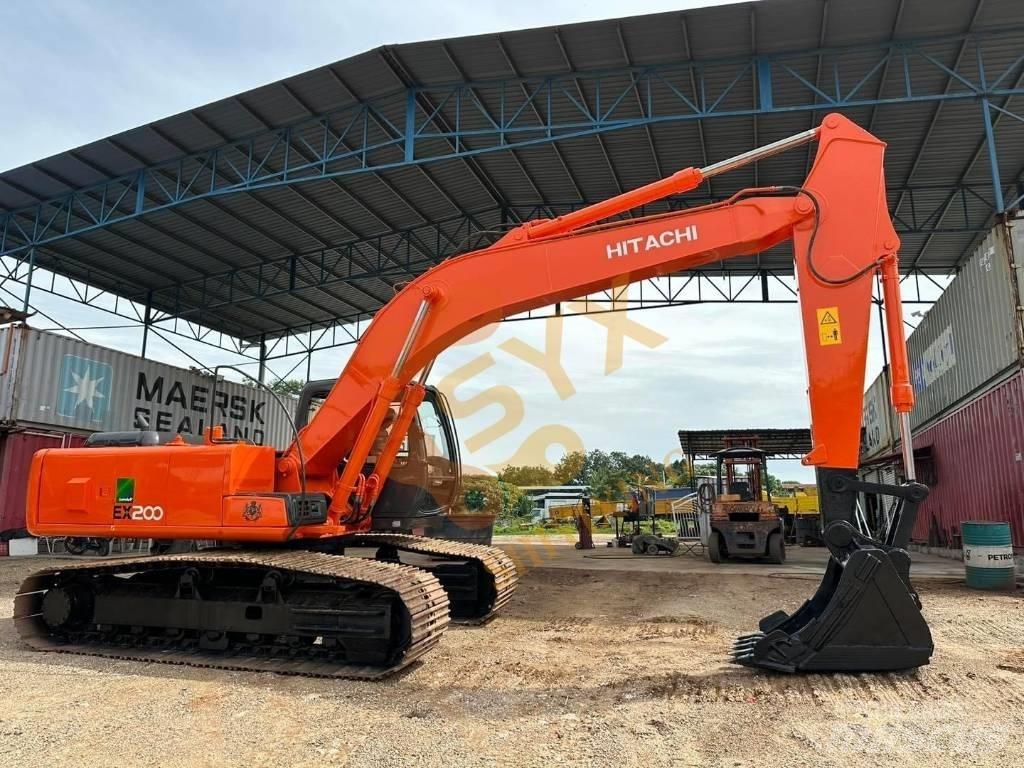 Hitachi EX 200 Pásová rýpadla