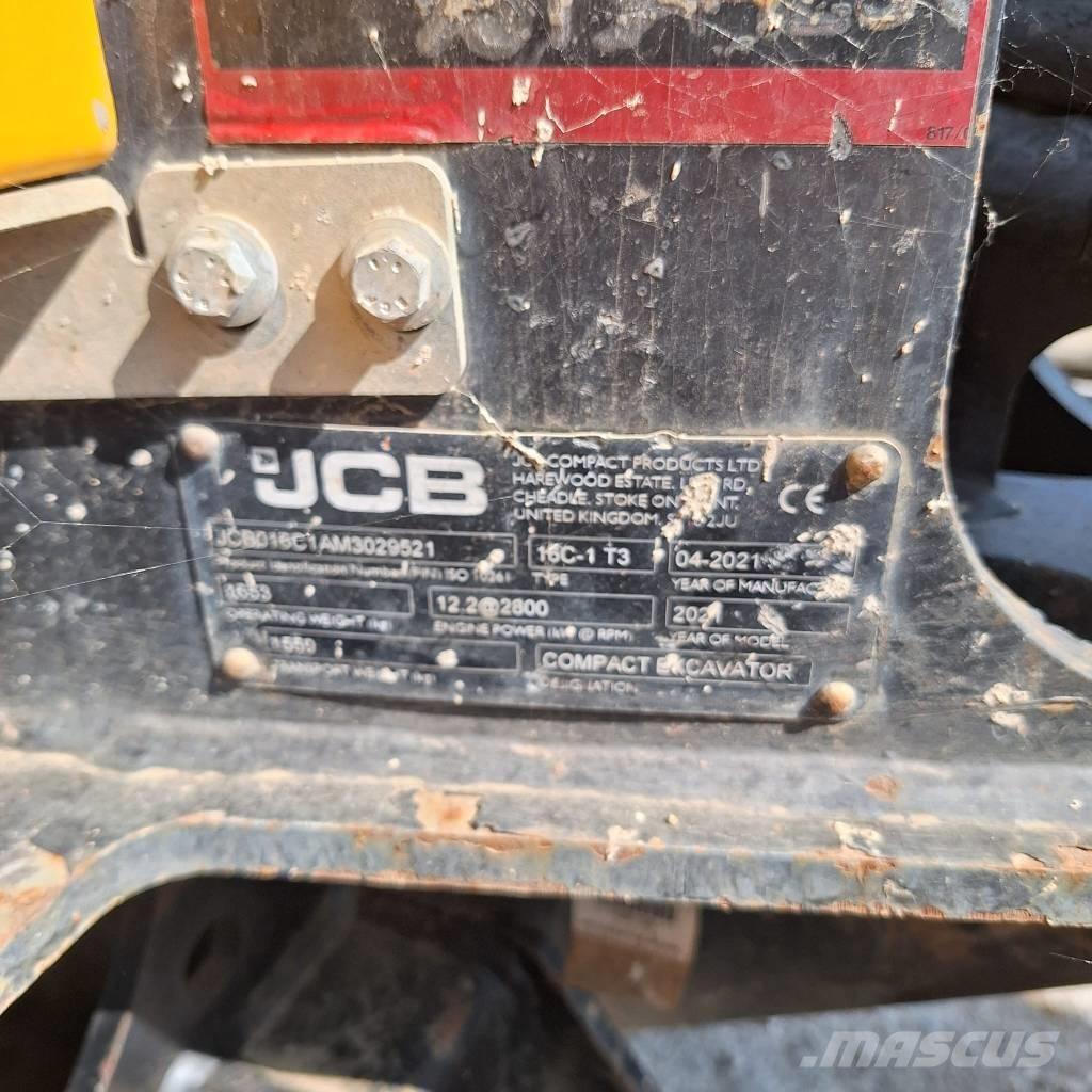 JCB 16 C-1 Mini rýpadla < 7t