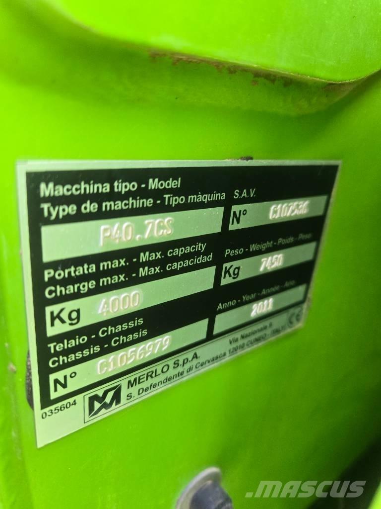 Merlo P 40.7 CS Teleskopické manipulátory
