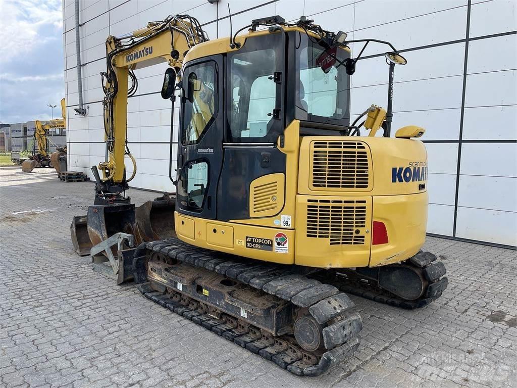 Komatsu PC88MR-10 Kolová rýpadla