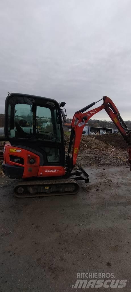 Kubota KX 019-4 Mini rýpadla < 7t