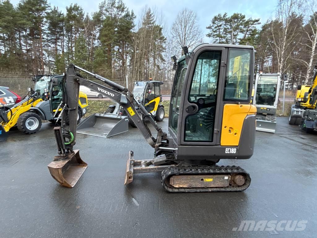 Volvo EC18 D Mini rýpadla < 7t
