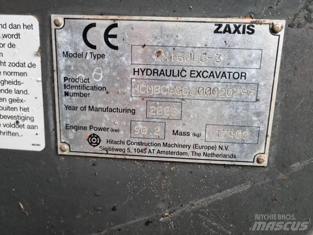 Hitachi ZX 160 Pásová rýpadla