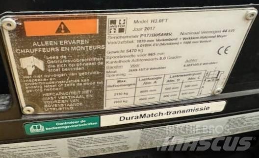 Hyster H 3.0 FT Dieselové vozíky