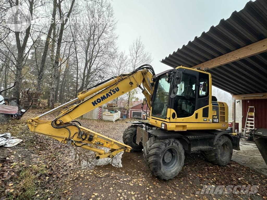 Komatsu PW 148-8 Kolová rýpadla