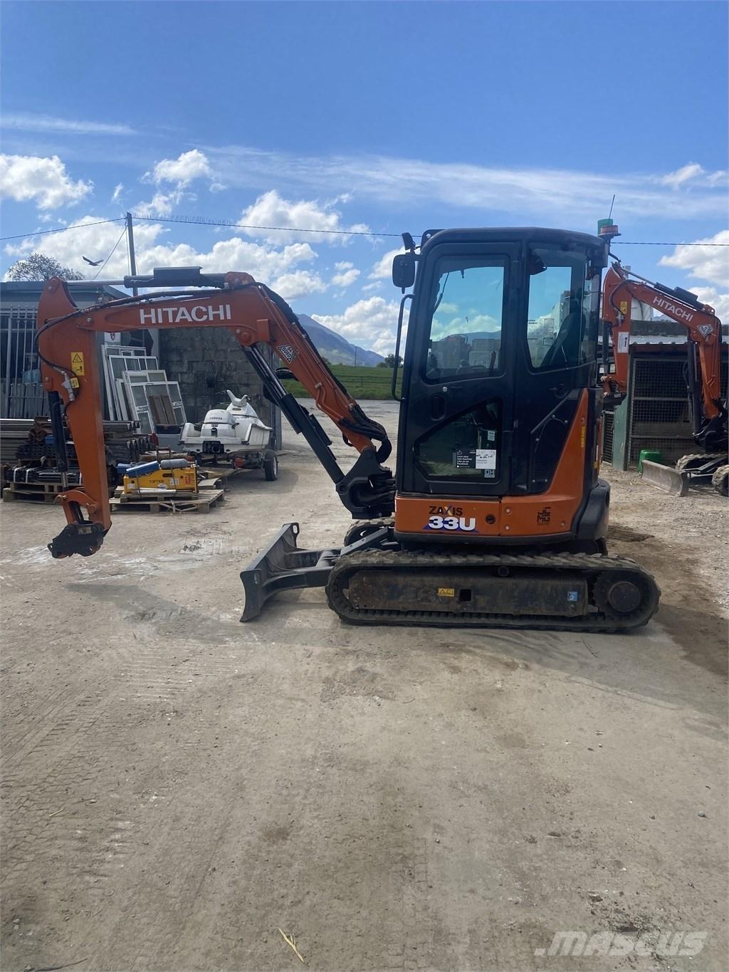 Hitachi Zaxis33U-6 Mini rýpadla < 7t