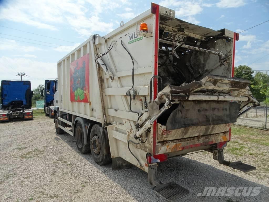 MAN 26.320 6x2-4 BL Popelářské vozy