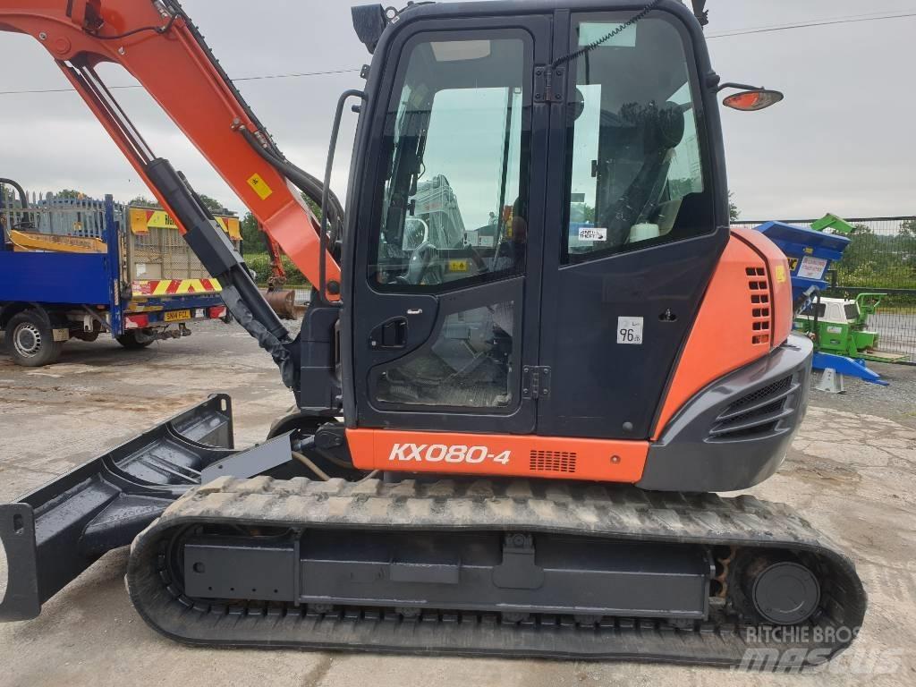 Kubota KX 080-4 Midi rýpadla 7t - 12t