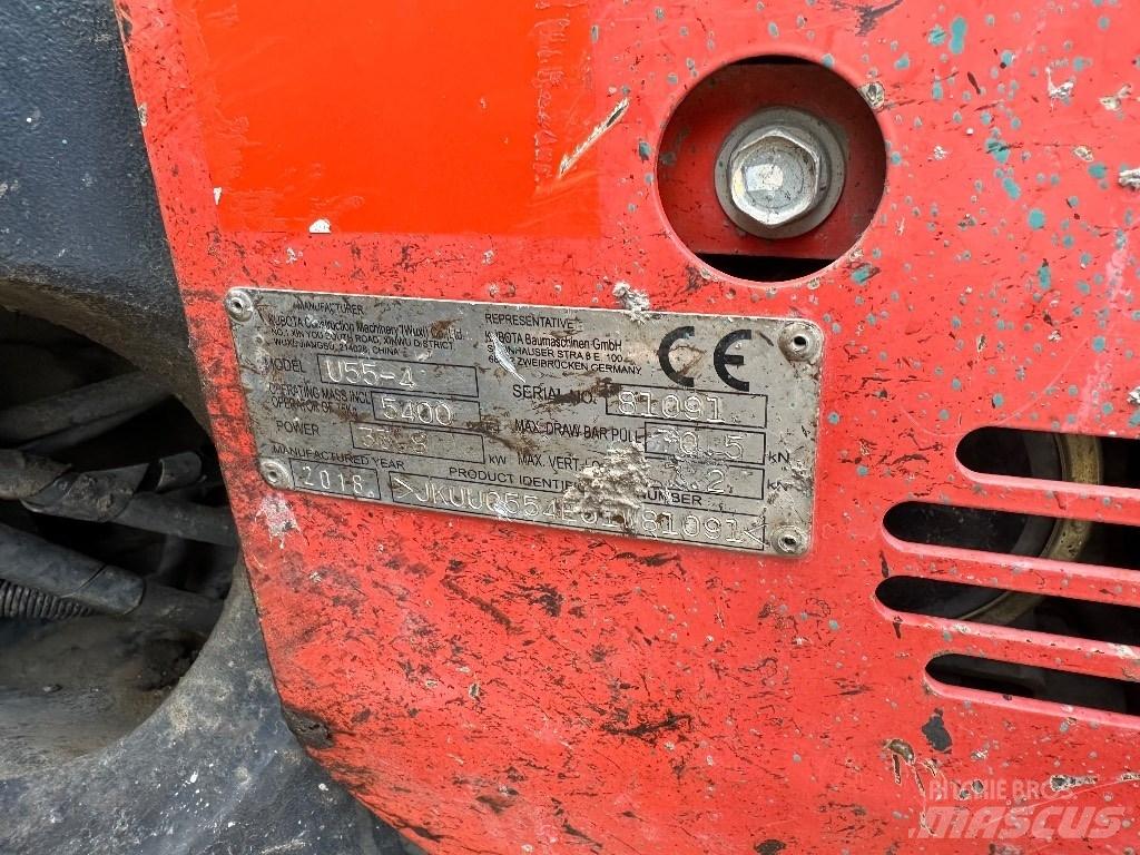 Kubota KX 055-4 Mini rýpadla < 7t