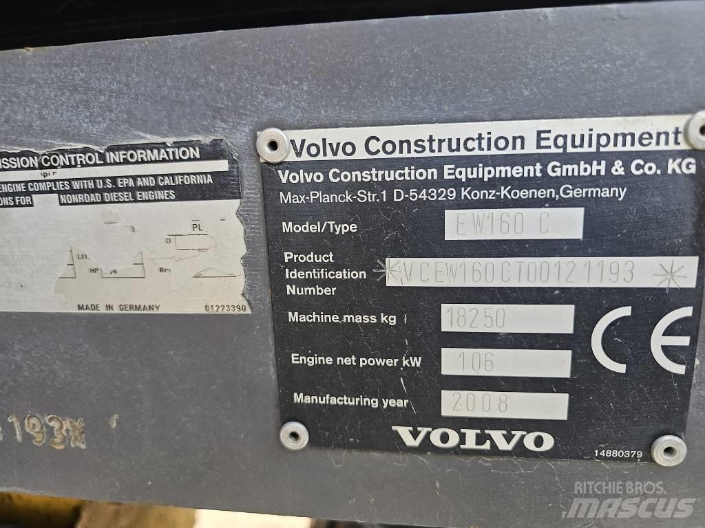 Volvo EW 160 C Kolová rýpadla