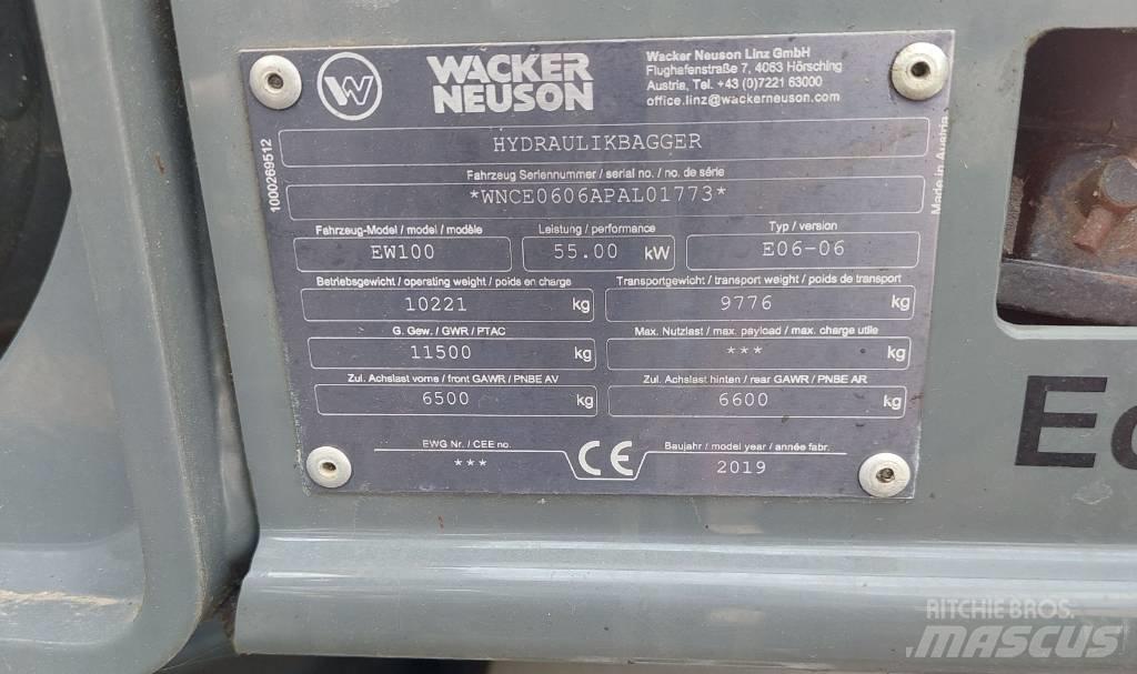 Wacker Neuson EW100 Kolová rýpadla