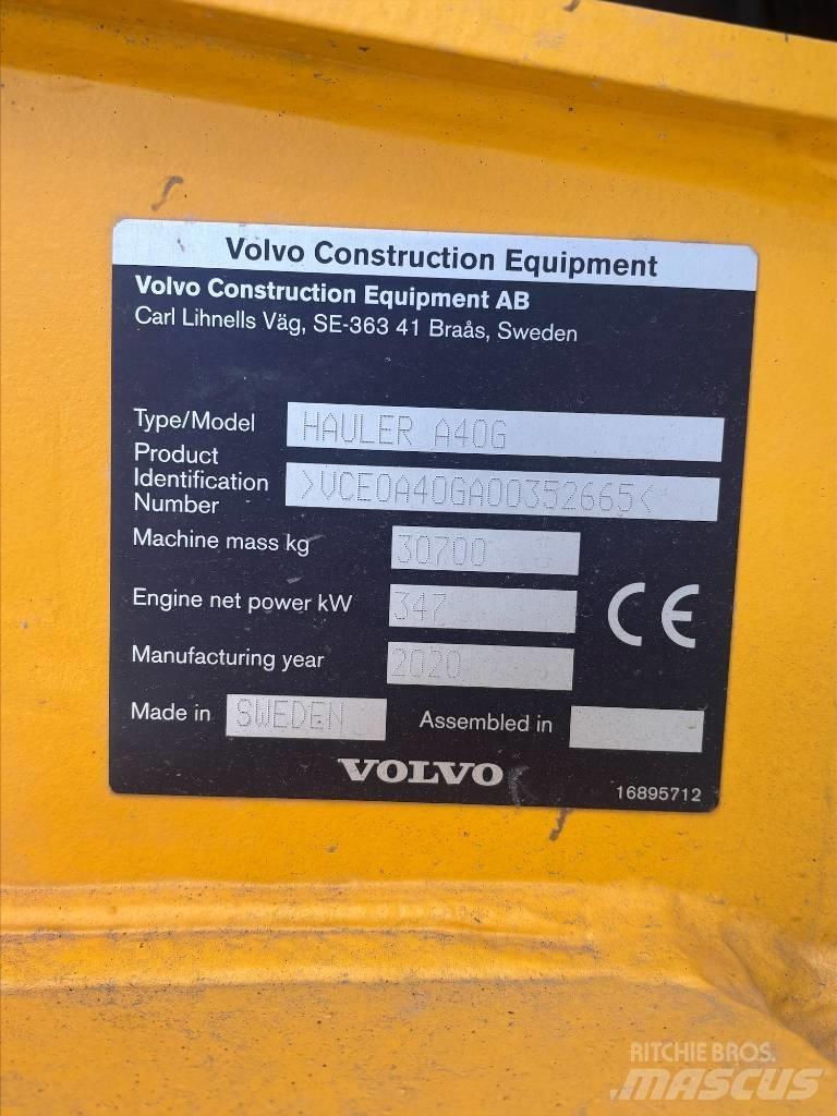 Volvo A40G Kloubové dempry