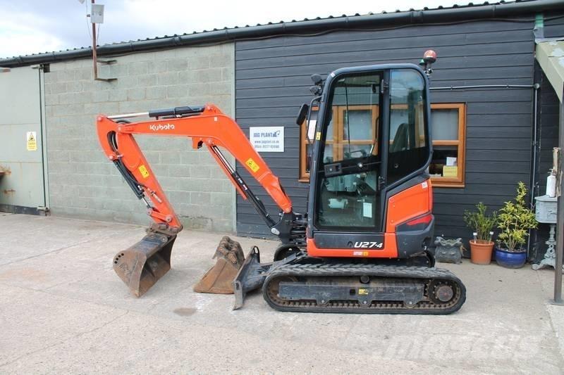 Kubota U 27-4 Mini rýpadla < 7t