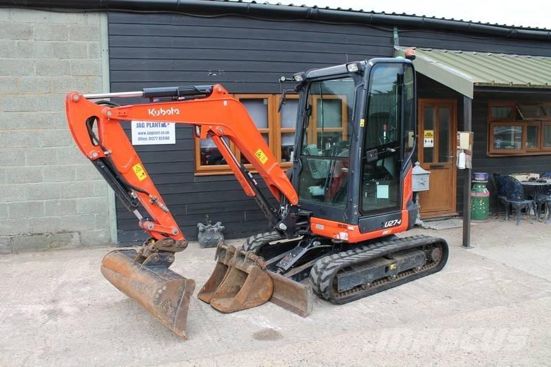 Kubota U 27-4 Mini rýpadla < 7t