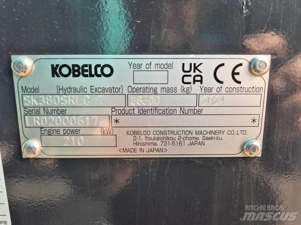 Kobelco SK380SRLC Pásová rýpadla