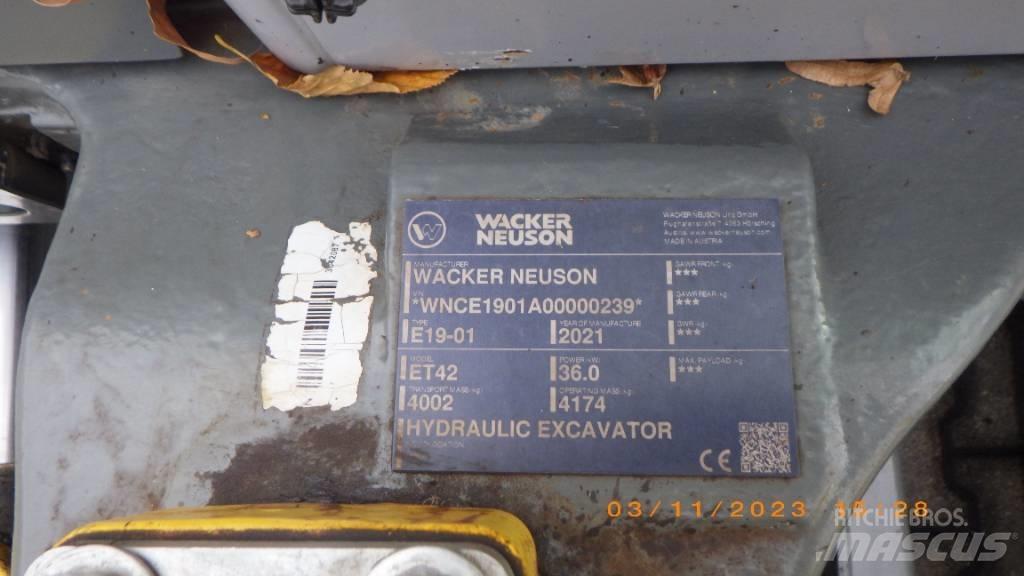 Wacker Neuson ET42 Pásová rýpadla