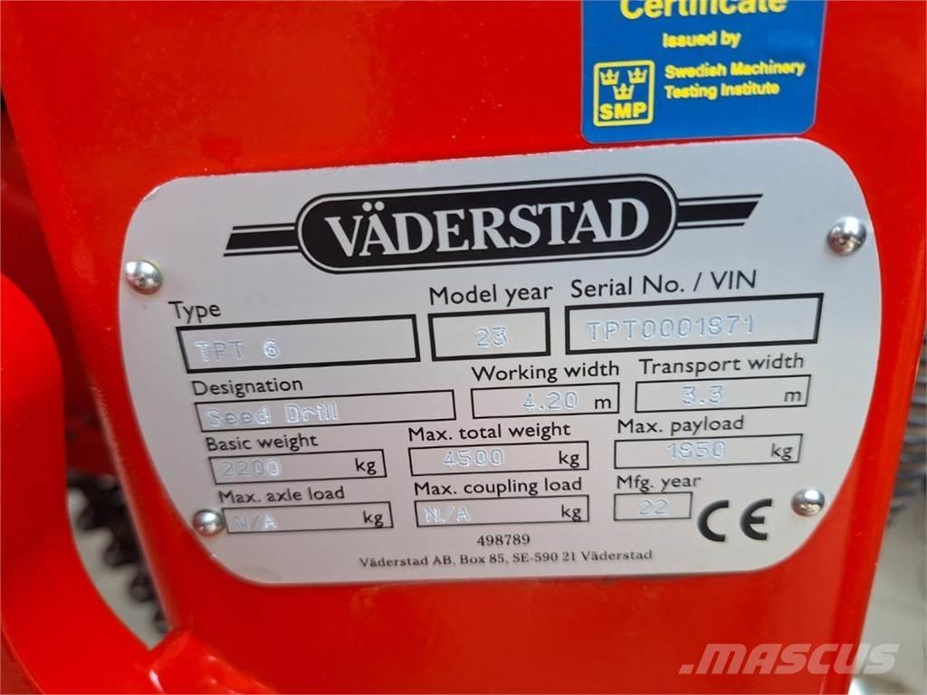 Väderstad TPT-6 Mechanické secí stroje