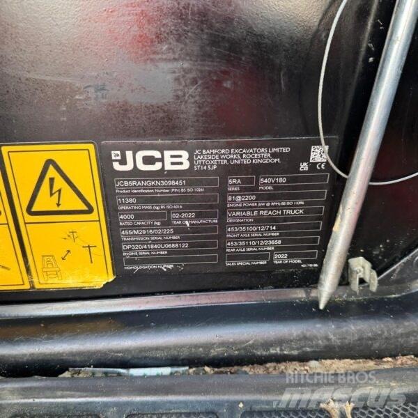 JCB 540-180 Teleskopické manipulátory