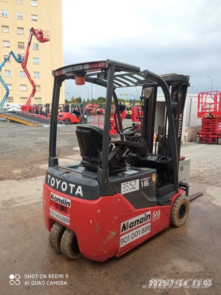 Toyota 8FBE16T Akumulátorové vozíky