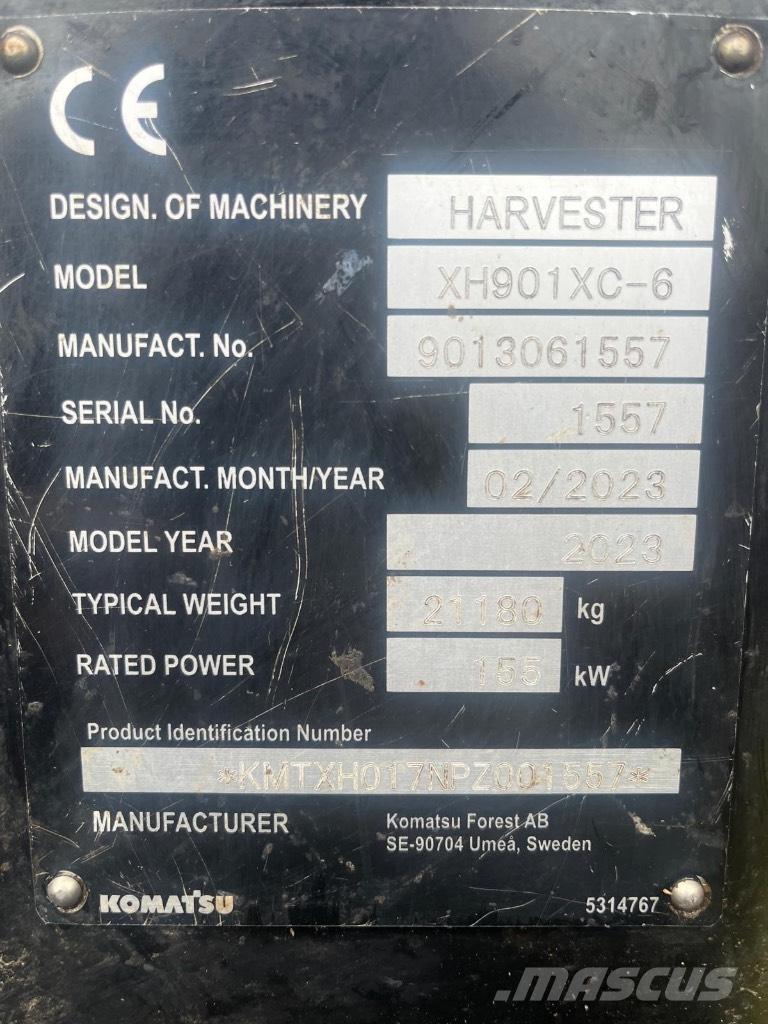 Komatsu 901 XC Harvestory