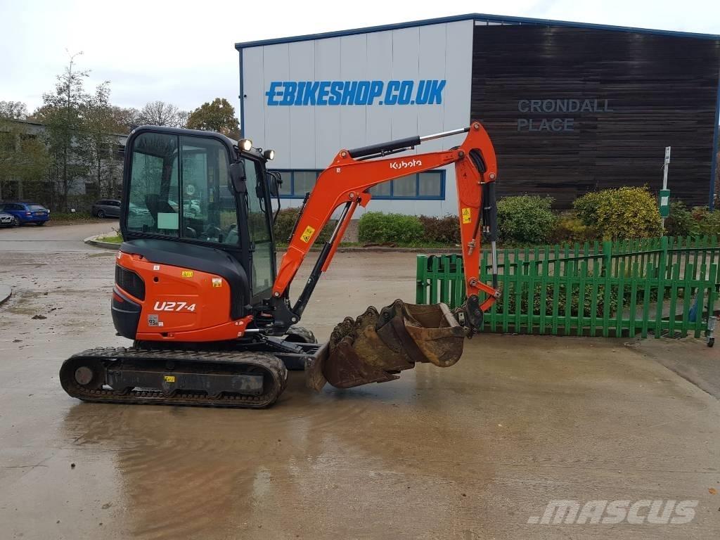 Kubota U27-4 Mini rýpadla < 7t
