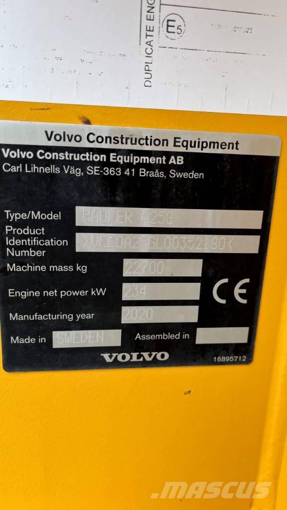 Volvo A25G Pevné dempry