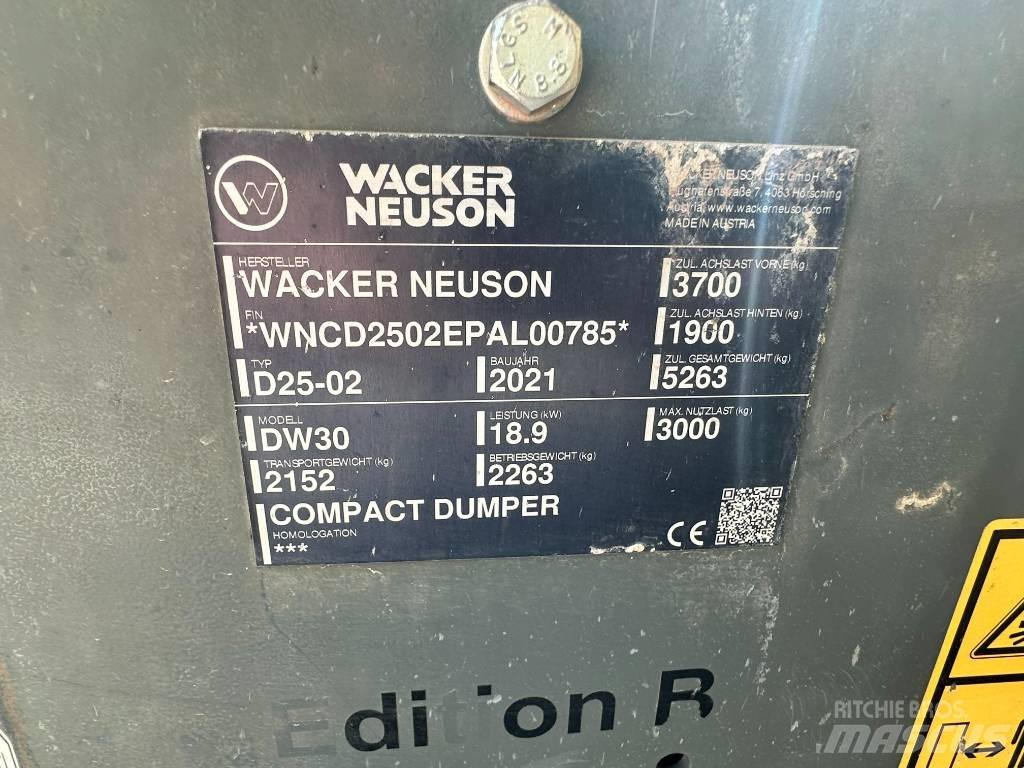 Wacker Neuson DW 30 Vyklápěcí dempry