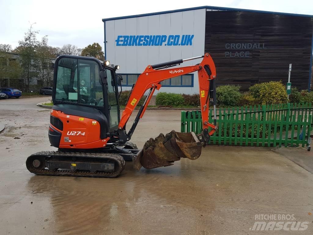 Kubota U27-4 Mini rýpadla < 7t